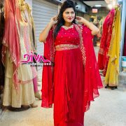 Premium Designer Saree with Koti