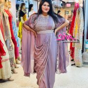 Premium Designer Saree with Koti