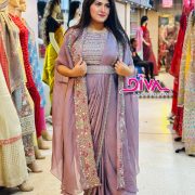 Premium Designer Saree with Koti