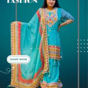 Sharara Three Piece