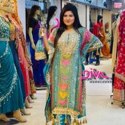 Fancy Kaftan Pattern Dress