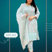Organza Three Piece