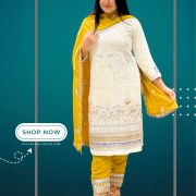 Georgette Three Piece