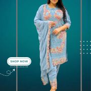 Georgette Three Piece
