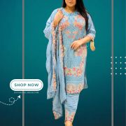 Georgette Three Piece