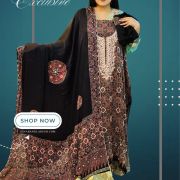 Pure Ajrakh Printed Dress