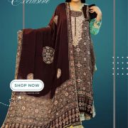 Pure Ajrak Printed Dress