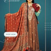 Pure Ajrak Printed Dress