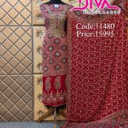 Ajrak printed dress