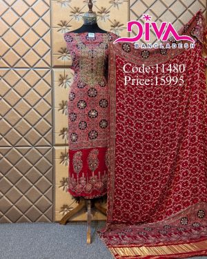 Ajrak printed dress