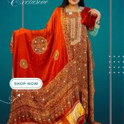 Ajrakh printed dress