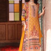 Ajrak printed dress