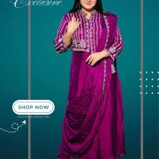 Indo-Western Ready Saree