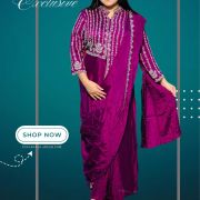 Indo-Western Ready Saree
