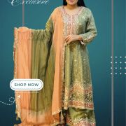 Gujarati anarkali pattern dress