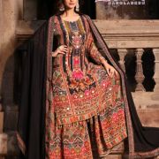 Gujarati Ajrak printed dress