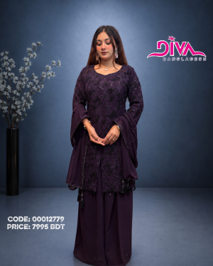 💜 Purple Elegance – A Touch of Royal Luxury