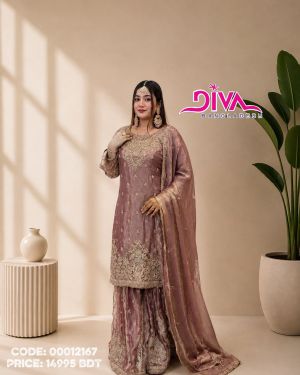 Premium Designer Wear Three Piece – Luxury Imported Collection