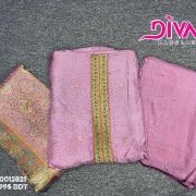 Premium Indian Silk Unstitched 3 Piece | Luxury Heritage Collection