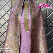 Premium Indian Silk Unstitched 3 Piece | Luxury Heritage Collection