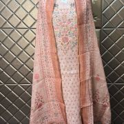 Indian Premium Floral Unstitched 3 Piece – Luxury  Edition 0056