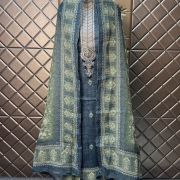 🌸 Premium Indian Unstitched 3 Piece | Floral Heritage Luxury Edition
