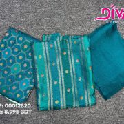 Indian Premium Floral Unstitched 3 Piece – Luxury  Edition 0053