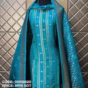 Indian Premium Floral Unstitched 3 Piece – Luxury  Edition 0053